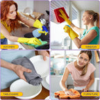 Nuenen 60 Pcs Microfiber Cleaning Cloths for Cars 16 x 16 Inch Ultra Absorbent Car Towels Drying Reusable Cleaning Supplies House Kitchen Window Microfiber Towel (6 Color)
