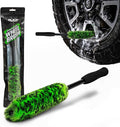 Slick Products Premium Non-Scratch Wheel Brush – Bendable Soft Bristle Rim & Wheel Cleaner for Cars, Trucks, SUVs, Off-Road Vehicles – Safe on Painted, Powder Coated & Chrome Wheels