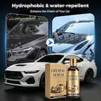 Crystal Serum, Crystal Serum Ceramic Coating, Quick Effect Coating Agent for Car, Advanced Graphene Ceramic Coating for Cars, 9H Graphene Coating for Auto Car Detailing, Paint, Glass & Wheel (200ML)
