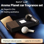 DAILY LAB Aroma Planet Car Perfume Air Freshener - 3 Scents Vent Clip, 45 Days Long-Lasting Car Scents