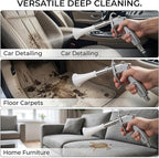 LE LEMATEC Tornado Air Gun for Air Compressor - 4000 RPM, Compact & Lightweight, Low Noise - Ideal Air Gun for Car Detailing and Cleaning Upholstery, Carpets, Furniture