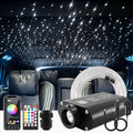 ATOKEE 16W Starlight Headliner Kit 550pcs 0.03in 9.8ft, Sound Activated Fiber Optic Star Lights for Car Roof Decor with Remote Control/Bluetooth App