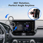 Car Phone Holder for Toyota RAV4 2019 2020 2021 2022 2023 2024 2025 Accessories Apply to 7/8 Inch Touch Screen Fixed Clip Magnetic Cell Phone Mount Hands-Free 360 Degree Rotation