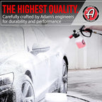 Adam's Polishes Premium Foam Cannon & Car Shampoo Bundle - Custom Snow Foam Cannon Soap Sprayer for Car Wash | Sprayer Cannister for Pressure Washer