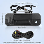 Tailgate Handle Backup Camera Fit for Toyota Tundra 2007-2013 Classic Tailgate Reversing Rear View Park Assist Camera RCA Plug Replaces 69090-0C051 86790-34011 86790-34030