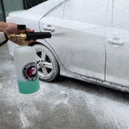 Tool Daily Foam Cannon Bottle with Straw, Replacement Foam Spray Bottle for Car Wash, 1 Liter