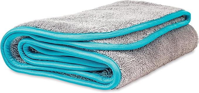 Griot's Garage PFM Microfiber Drying Towel for Car Wash and Auto Detailing, High Absorbency, Machine Washable, Small, 28"x 20", 55504