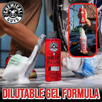 Chemical Guys CLD_997 Diablo Gel Oxygen Infused Foam Wheel and Rim Cleaner, Concentrated (Safe on All Wheel & Rim Finishes), for Cars, Trucks, SUVs, Motorcycles, RVs & More 128 fl oz (1 Gallon)