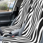 Hahafelt 2 Pack Car Seat Towel Covers with Storage Bag, 63 x 32 Inch Universal Non Slip Waterproof Sweat Protector for Car Truck, Gym Swimming Running, Machine Washable (Zebra)