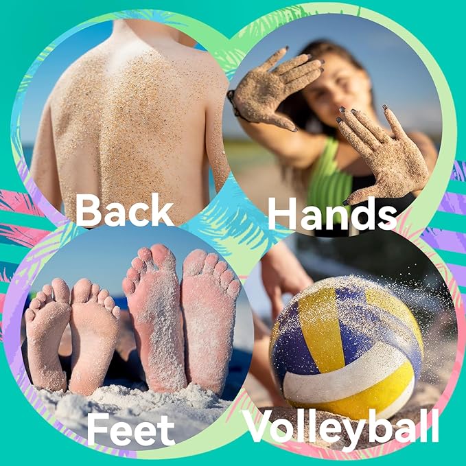 Beach Sand Remover Sand Eraser Kids Women Men Family 2024 Summer Vacation Essentials Cruise Must Haves Day Travel Accessories Supplies Gear Stuff Necessities Items Thing Gadgets Wear Needs Gift 3Pcs