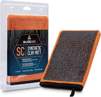 Suds Lab SC Synthetic Clay Mitt for Car Detailing – Reusable Clay Bar Mitt to Remove Paint Overspray, Water Spots, Tree Sap & Rail Dust from Paint, Glass & Plastic