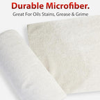Adam's Polishes Microfiber Towel Roll - 120 Tear-Away Reusable All Purpose Towels (4-Pack, 30 Sheets Per Roll) - 12 x 12 Soft All Purpose Shop Microfiber Cleaning Cloths