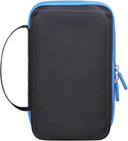 Aproca Case Compatible with EYYA Handheld Cordless Car Vacuum Cleaner, Portable Storage Hard Bag for Accessories - Black with Blue Zipper (Case Only)