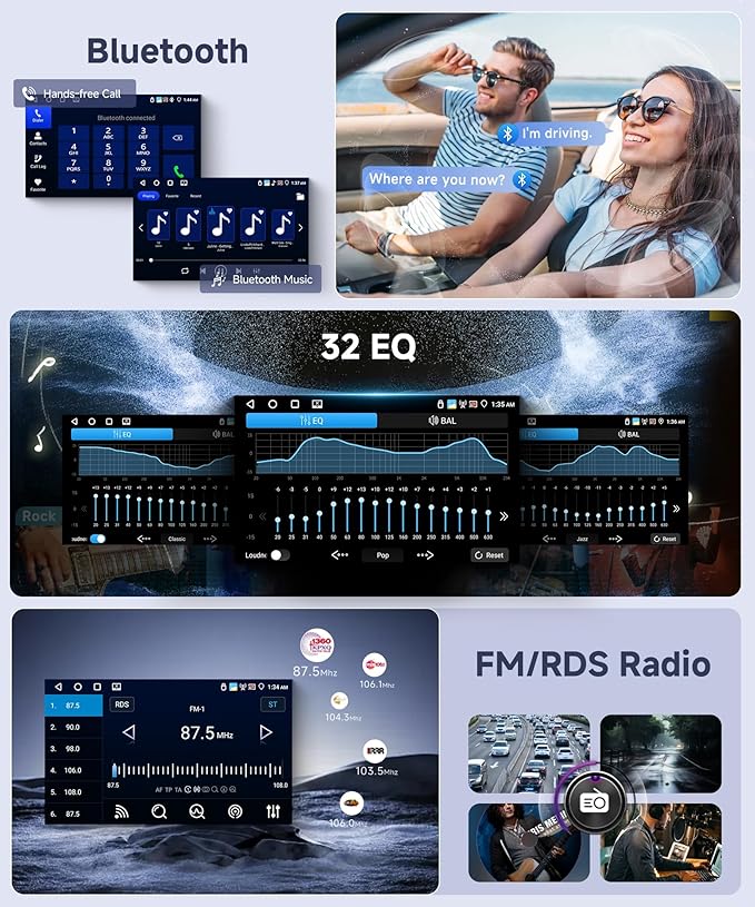 4G+64G Car Radio for VW Golf MK5 MK6 Passat Jetta Tiguan T5 EOS Polo with Wireless CarPlay Android Auto, 9 Inch Android Car Stereo GPS Navigation WiFi SWC Bluetooth FM with Backup Camera