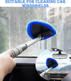 Car Detailing Kit-Car Wash Kit-Detailing Brush Set- Cleaning Kits with Windshield Cleaner and Wash Sponge--Car Interior Cleaning Kit-Car Cleaning Supplies for Windows, Dashboard, Air Vents (blue)