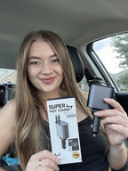 Multi Charge Pro iPhone Car Charger Fast Charging Retractable Car Charger USB C Auto Adapter, Powerful 120W 4-Port USB-C & USB-A and Lightning iPhone, Samsung, Tablets USBC Charger Block