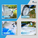 Image Wash (1-Gallon Platinum Wash Car Soap Concentrated pH-Neutral Foam Soap for Foam Cannon & Bucket wipe Safe for Wax Ceramic Coatings High Lubricity Biodegradable Formula with Bubble Gum Scent