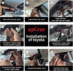 Front 4K & Rear 1080P for Toyota Tacoma 2024-2026 SR SR5 TRD Sport Pre-Runner Off Road Limited & Tacoma Hybrid,OEM Look,WiFi & APP,Loop Recording,G-Sensor,Plug&Play,128GB