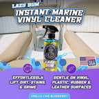 Salty Captain Sweet Seats Kit - Boat Upholstery Cleaner and Protectant Kit with Boat Seat Cleaner Spray & UV Marine Vinyl Protectant | RV, Car & Auto Vinyl Care | Boat Cleaning Supplies & Accessories