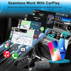 Android Auto & CarPlay Wireless Adapter - 2 in 1 Wireless for iPhone & Android, Plug & Play for Factory Wired Cars - Supports iOS 10+