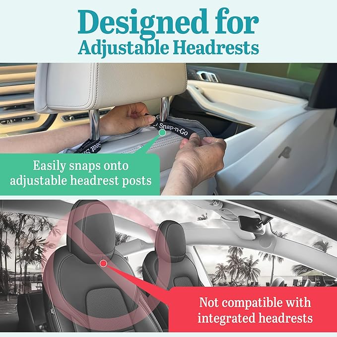 Car Seat Towel Cover After Gym Workout Yoga Pets: Snap-n-Go Seat Sheet™ Universal Fit with Headrest Post Straps, Quick-Dry Washable Sweat Protector for Car, Truck, SUV Interior Protection (Dark Gray)