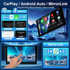 Leadfan Car Radio Stereo for Honda Civic 2012 Compatible with Wireless Apple Carplay Android Auto, 9 Inch Touchscreen GPS Navigation WiFi Bluetooth Backup Camera MirrorLink Mic 2+32G