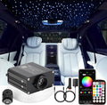 CHINLY Twinkle 460pcs 9.8ft 0.03in Fiber Optic Lights Starlight Headliner kit, Music Mode Bluetooth APP Control Remote, RGBW Star roof Lights for Star Headliner/Home Theater/Pool Ceiling