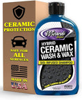 Wizards Hybrid Ceramic Car Wash and Wax Wash Si02 Infused Shampoo - Cleans, Coats & Protects Car Wash Liquid for Mechanics & Car Enthusiasts