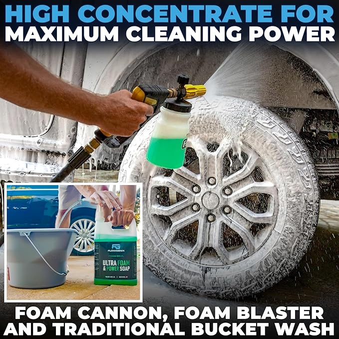 Ultra Foam & Power Foaming Car Wash Soap