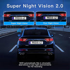 4 Channel Dash Cam 360 Degree View 5G WiFi & APP Control, WIZACE 2K Front and Rear Inside, Left Right Dash Camera for Cars Free 64GB TF Card, G-Sensor, Night Vision, 24H Parking Mode