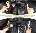 JWWY Gear Tray Organizer for 2018–2026+ for Jeep Wrangler JL JLU & for Gladiator JT 4xe, Gear Shift Storage Box Center Console Compartment Organizer, Interior Accessories, Black (Patent Design)
