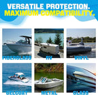 Marine Ceramic Coating For Boats - Rv Wax With Uv Protection For Fiberglass | Uv Damage Protection & Surface Enhancement | Boat Spray Wax， Boat Cleaner, Boat Accessories (2Pcs)