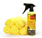Maxshine Snow Shine Kit - Includes (1) AIO Mist Cleaner & (5) 380GSM Edgeless Microfiber Towels for Car Detailing - Auto Detailing Supplies & Accessories