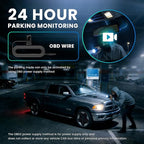 QHI 4K Dash Cam Fit Dodge RAM 1500(2019-2024), Hidden OEM Style, 4K Front & 1080P Rear Camera, 128GB EMMC, 24H Parking Mode, GPS & CPL, for Rebel Big Horn Laramie (S87D Front 4K and Rear 1080P)