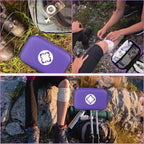 Car-Home Survival First-Aid Kit Emergency-Kit - Purple 273Piece Equipment Travel Supplies First Aid Set Home Essentials Camping Hiking YIDERBO