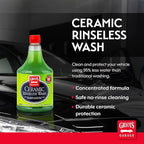Griot's Garage Rinseless Wash and Wax for Car Cleaning and Detailing, No-Rinse, Waterless Formula For RVs, Boats, Trucks, Motorcycles, 10818, 35 oz