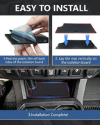 Wireless Charger Insert Protective Pad for 2016-2023 Toyota Tacoma Accessories, Non-Slip & Anti-Dust & Prevent Overheating Center Console Cover Protector for Tacoma Interior Accessories
