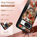 for Google Pixel 8 Case 6.2 Inch - Compatible with MagSafe Women Girls Cute Magnetic Protective Cover Girly Mushroom Flower Heavy Duty Shockproof Design for Google Pixel 8 Phone Cases