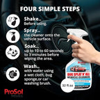Bug Splat N' All Multi Purpose Cleaner for Vehicle 32 fl oz - Vehicle Cleaner Spray for Bug Splatter, Road Grime, Tar, Bird Droppings & More - Car Cleaner for All Vehicle Types - Safe on All Surfaces