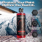 Blackline Automotive Extreme Foaming Car Shampoo - Extreme Ultra Foam Perfect for Ceramic Coatings - Compatible with Foam Cannon for Pressure Washer (16 Fl Oz, Cotton Candy)
