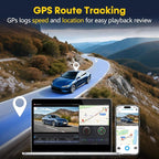 4K+1080P Dash Cam Front and Rear: 15-Min Install 5.8GHz WiFi 20MB/s Fast Download Dual Dash Cameras for Car with GPS - G-Sensor WDR/HDR Super Night Vision 24H Parking Mode by Befumly