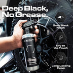 Blackline Blackout Sprayable Trim and Tire Dressing - Premium Satin Finish, No Sling, UV and Water Resistant - For Plastic, Rubber, Vinyl, and Tires - Safe for All Vehicles - 16 fl oz