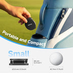 Upgraded Magnetic Golf Cart Phone Holder, Two-Fold 360° Rotating, Compatible for MagSafe iPhone or Samsung Android Devices, Golf Cart Accessory Fits EZGO Club Car Yamaha Gifts
