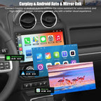 8 Core 6GB+128GB Car Radio for for Jeep Patriot Compass 2010-2016,10.2 Inch QLED Touch Screen Car Stereo with Carplay&Android Auto,WiFi,GPS Navigation,Bluetooth,FM&AM Radio,Android 15
