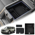 Sunsdrew Center Console Organizer for GMC Acadia 2017-2023 Accessories Acadia SL SLE SLT Denali AT4 Armrest Insert Console Tray ABS Organizer Armrest Storage Box
