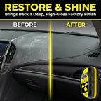 Car Interior Detailer Cleaner,UV Protection for Dashboard,Seat,Door Panel and Console,Safe on Leather,Vinyl and Plastic,Restore Color And Rejuvenate,Easy To Shine,Press Then Wipe Conditioner