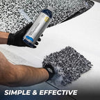 The Rag Company - 4-Piece Premium Essential Car Wash Kit - Includes Famous Gauntlet Drying Towel, Cyclone Wash Mitt + Wash Pad, and Premium NanoMagic Car Shampoo