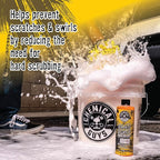 Chemical Guys CWS_104CS Foam Cannon & Snubby Snow Foam Kit - Bug and Tar Remover Car Wash Soap, 128 fl oz + TORQ Foam Cannon Max 8 & Snubby Spray Foam Gun, for Pressure Washer - 3 Items