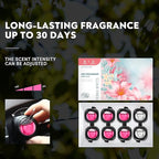 DRIVEJOY Car Air Freshener Vent Clips, 8PK, 6 Peach, 2 New Car Scent, Fresheners for Men Women, Up to 240 Days, Long Lasting Air Freshener, Odor Eliminator