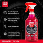Griot's Garage 3-in-1 Wheel-Tire-Mat Cleaner for Car Detailing, Auto Cleaning Gel for Trucks, SUVs, Jeeps, RVs and More, 10825, 25oz